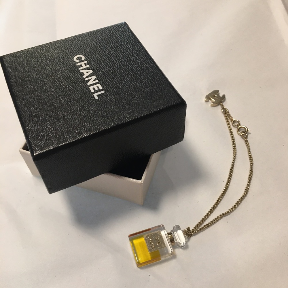 Chanel Coco Logo Perfume Bottle Bracelet